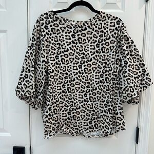H&M Plus size Leopard Top